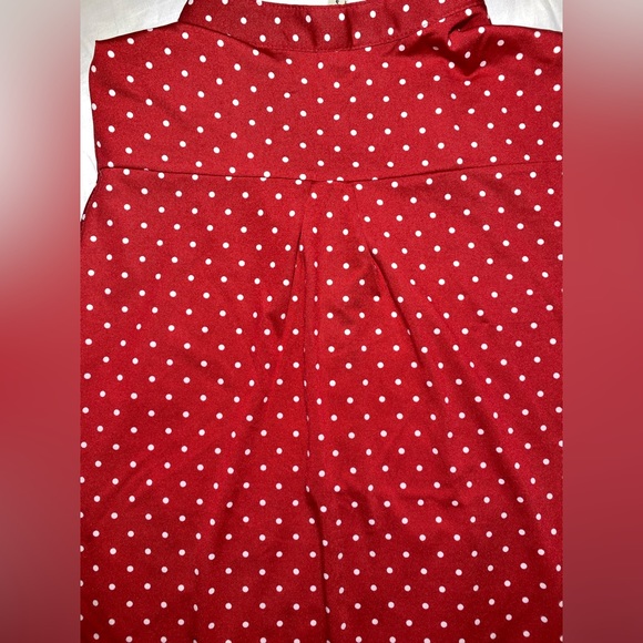 Womens PerSeption Concept Sleeveless Top- Size XL- Red w/Polka Dots- EUC - Picture 7 of 8